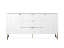 Sideboard >Elwood< in Weiß matt - 179x90x40.5cm (BxHxT)