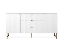 Sideboard >Elwood< in Weiß matt - 179x90x40.5cm (BxHxT)