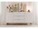 Sideboard >Elwood< in Weiß matt - 179x90x40.5cm (BxHxT)