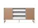 Sideboard >Elwood< in Weiß matt - 179x90x40.5cm (BxHxT)