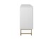 Sideboard >Elwood< in Weiß matt - 179x90x40.5cm (BxHxT)