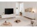 Sideboard >Elwood< in Weiß matt - 179x90x40.5cm (BxHxT)