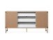 Sideboard >Elwood< in Weiß matt - 179x90x40.5cm (BxHxT)