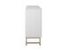 Sideboard >Elwood< in Weiß matt - 179x90x40.5cm (BxHxT)