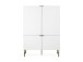 Highboard >Elwood< in Weiß matt - 100x142x40.5cm (BxHxT)