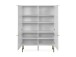 Highboard >Elwood< in Weiß matt - 100x142x40.5cm (BxHxT)