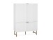 Highboard >Elwood< in Weiß matt - 100x142x40.5cm (BxHxT)