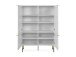 Highboard >Elwood< in Weiß matt - 100x142x40.5cm (BxHxT)