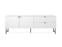TV-Board >Elwood< in Weiß matt - 179x60,5x40.5cm (BxHxT)