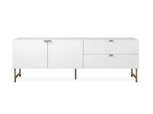 TV-Board >Elwood< in Weiß matt -...