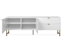 TV-Board >Elwood< in Weiß matt - 179x60,5x40.5cm (BxHxT)