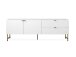 TV-Board >Elwood< in Weiß matt - 179x60,5x40.5cm (BxHxT)