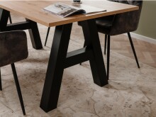 Esstisch >Geneva< in Artisan Eiche - 157x75x90cm (BxHxT)