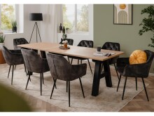 Esstisch >Geneva< in Artisan Eiche - 157x75x90cm (BxHxT)