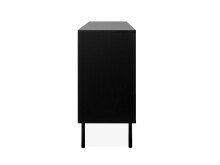 Sideboard >Lafayette< in Schwarz - 145.5x81x40cm (BxHxT)