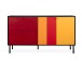 Sideboard >Lafayette< in Schwarz - 145.5x81x40cm (BxHxT)