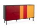 Sideboard >Lafayette< in Schwarz - 145.5x81x40cm (BxHxT)