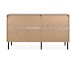 Sideboard >Lafayette< in Schwarz - 145.5x81x40cm (BxHxT)