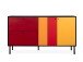 Sideboard >Lafayette< in Schwarz - 145.5x81x40cm (BxHxT)