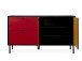 Sideboard >Lafayette< in Schwarz - 145.5x81x40cm (BxHxT)