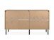 Sideboard >Lafayette< in Schwarz - 145.5x81x40cm (BxHxT)