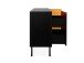 Sideboard >Lafayette< in Schwarz - 145.5x81x40cm (BxHxT)