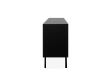Lowboard >Lafayette< in Schwarz - 184.5x81x40cm (BxHxT)