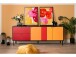 Lowboard >Lafayette< in Schwarz - 184.5x81x40cm (BxHxT)