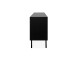 Lowboard >Lafayette< in Schwarz - 184.5x81x40cm (BxHxT)
