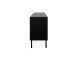 Lowboard >Lafayette< in Schwarz - 184.5x81x40cm (BxHxT)