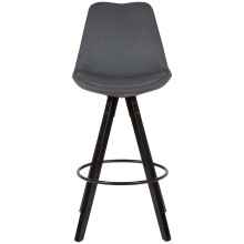 Barhocker (2er Set) in Schwarz - 53x49x113 (LxBxH)