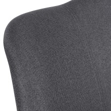 Barhocker (2er Set) in Schwarz - 53x49x113 (LxBxH)