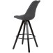 Barhocker (2er Set) in Schwarz - 53x49x113 (LxBxH)