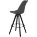 Barhocker (2er Set) in Schwarz - 53x49x113 (LxBxH)