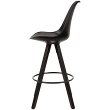 Barhocker (2er Set) in Schwarz - 49x53x113cm (LxBxH)