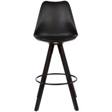 Barhocker (2er Set) in Schwarz - 49x53x113cm (LxBxH)