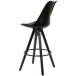 Barhocker (2er Set) in Schwarz - 49x53x113cm (LxBxH)