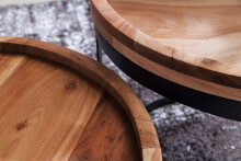 Satztisch (2er Set) in Braun - 45 (H)