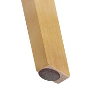 4-Fußstuhl (2er Set) in Schwarz - 49x52x87cm (LxBxH)