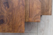 Satztisch (3er Set) in Braun - 30x45x45 (LxBxH)