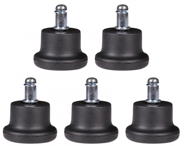 Möbelkufe (5er Set) in Schwarz aus 100 % Polyurethan - 5x5x5cm (LxBxH)