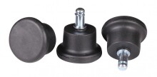 Möbelkufe (5er Set) in Schwarz aus 100 % Polyurethan - 5x5x5cm (LxBxH)