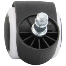 Möbelrolle (5er Set) in Schwarz aus 100% Polyurethan - 5x5x5cm (LxBxH)