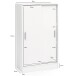 Aktenschrank in Weiß - 60x29x108cm (LxBxH)