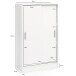 Aktenschrank in Weiß - 60x29x108cm (LxBxH)