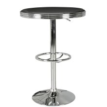 Bartisch in Schwarz - 68 (H)