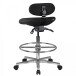 Arbeitshocker in Schwarz - 60x60x114 (LxBxH)