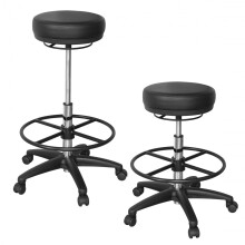 Arbeitshocker in Schwarz - 60x60x88cm (LxBxH)