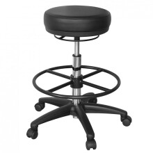 Arbeitshocker in Schwarz - 60x60x88cm (LxBxH)