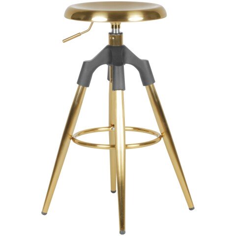 Barhocker in Gold - 53x53x80 (LxBxH)